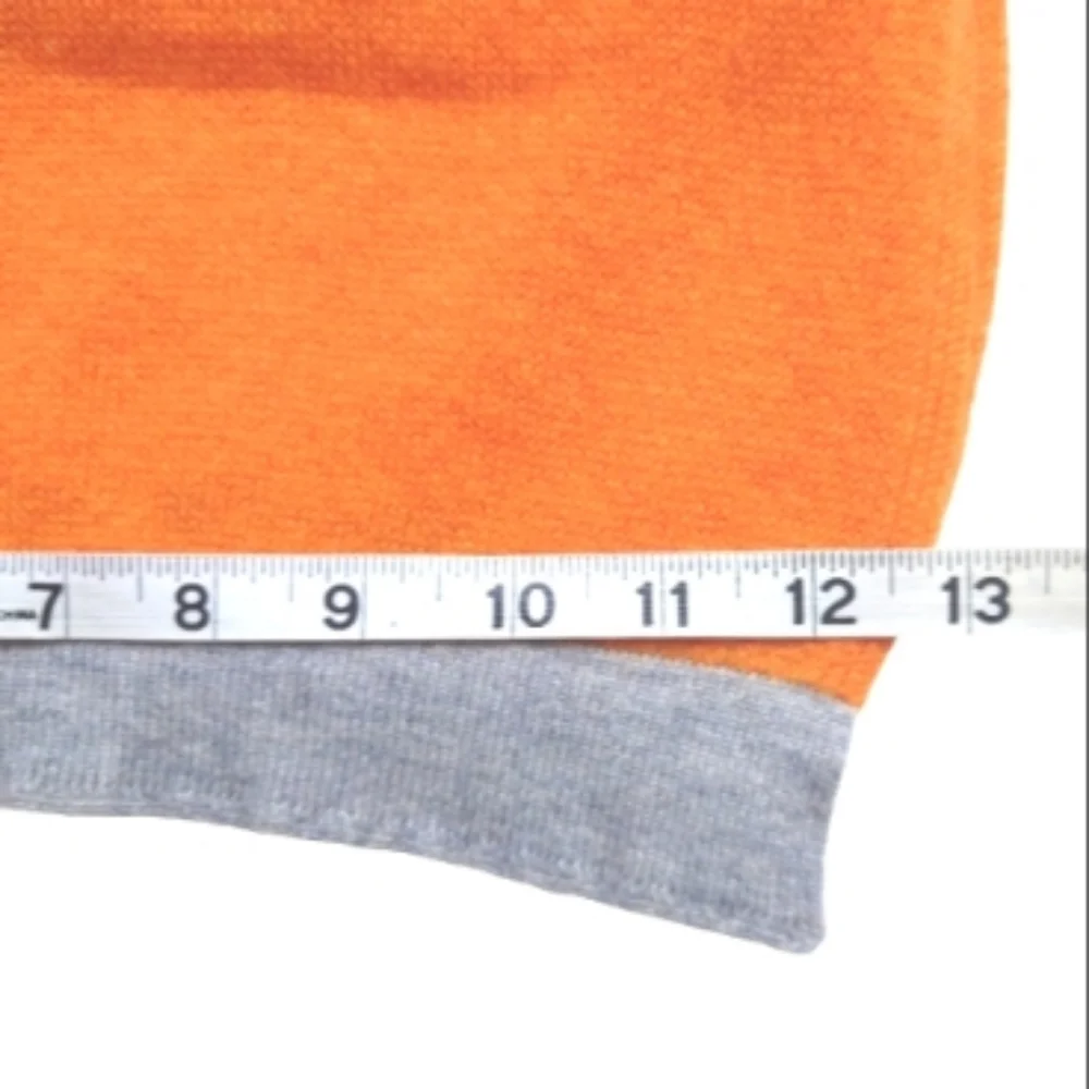 EREDI PISANO Unisex Cashmere Long Scarf Shawl Orange